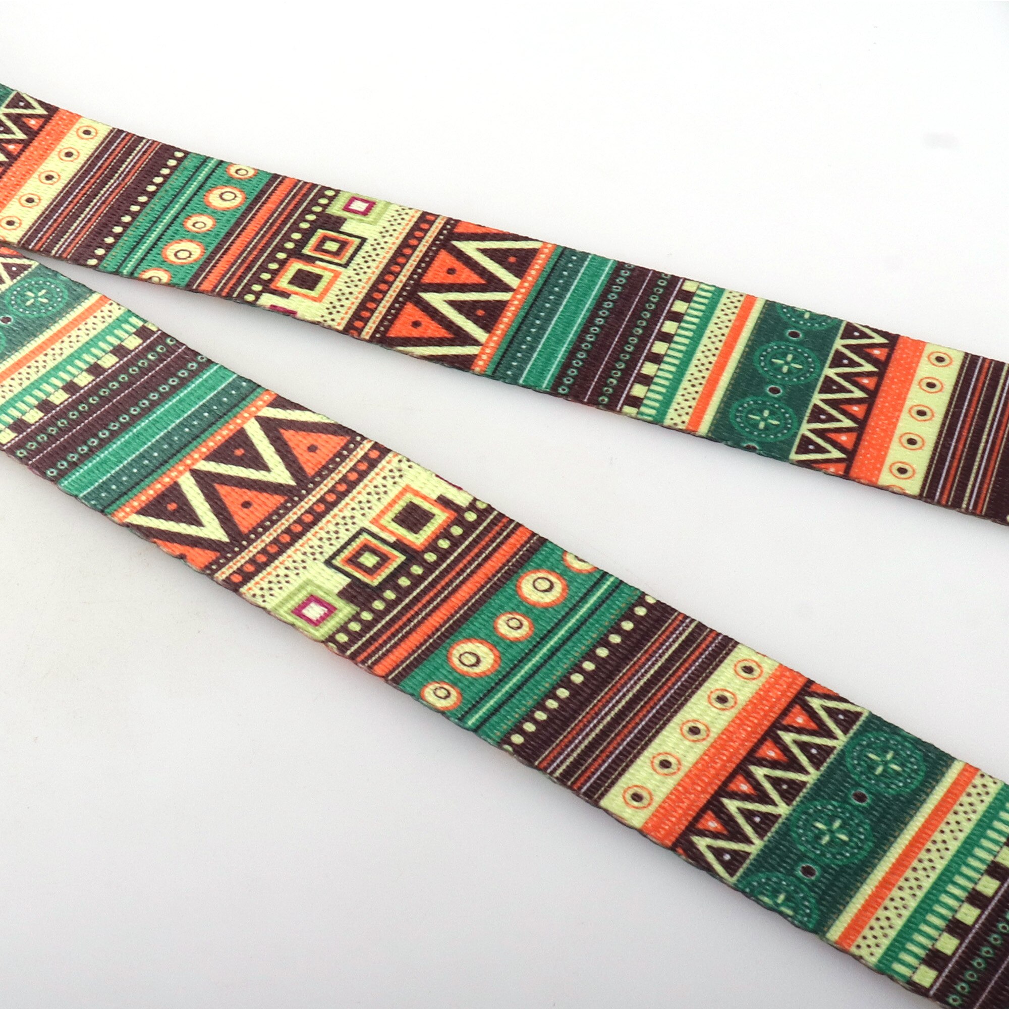 AHANDMAKER Jacquard Band - Buntes Blumenmuster Gurtband Für DIY Projekte Und Gitarrengurte