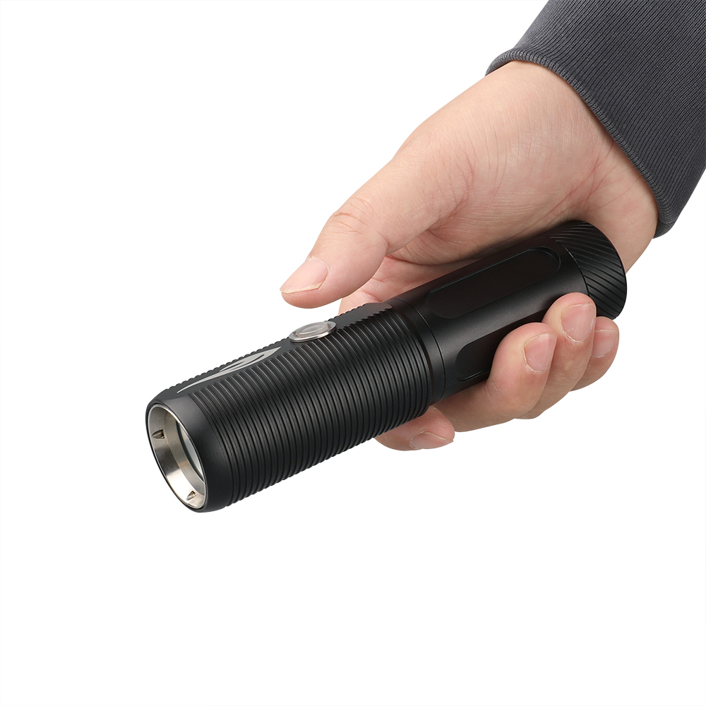 Trustfire  a10 usb multifunksjonslommelykt 500 lumen utendørs bærbar lys oppladbar sprekke blits camping