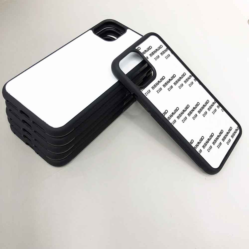 10 stuk Sublimatie Telefoon case Cover voor iphone 16 16 pro max 15 14 13 12 Blank Afdrukbare Warmtepers Zacht Rubber + Hard PC