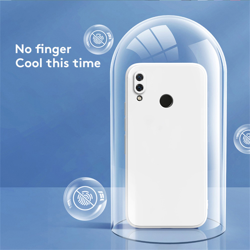 Original Phone Case for Huawei Y6 Camera Protection Square Huawei Y6 Y6S Liquid Silicone Cover Fundas