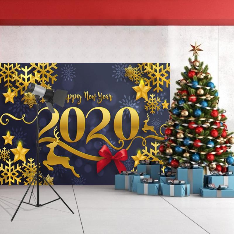 0.9 x 1.5m kerstachtergronddoek, fotodoek, realistisch/cartoon feestfotostudiostof, decoratie-accessoires