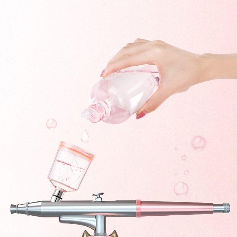 Water Oxygen Injection Airbrush Compressor For Airbrush Skin Care Hydra Facial Machine Jet Peel Facial Spray Beauty Apparatus