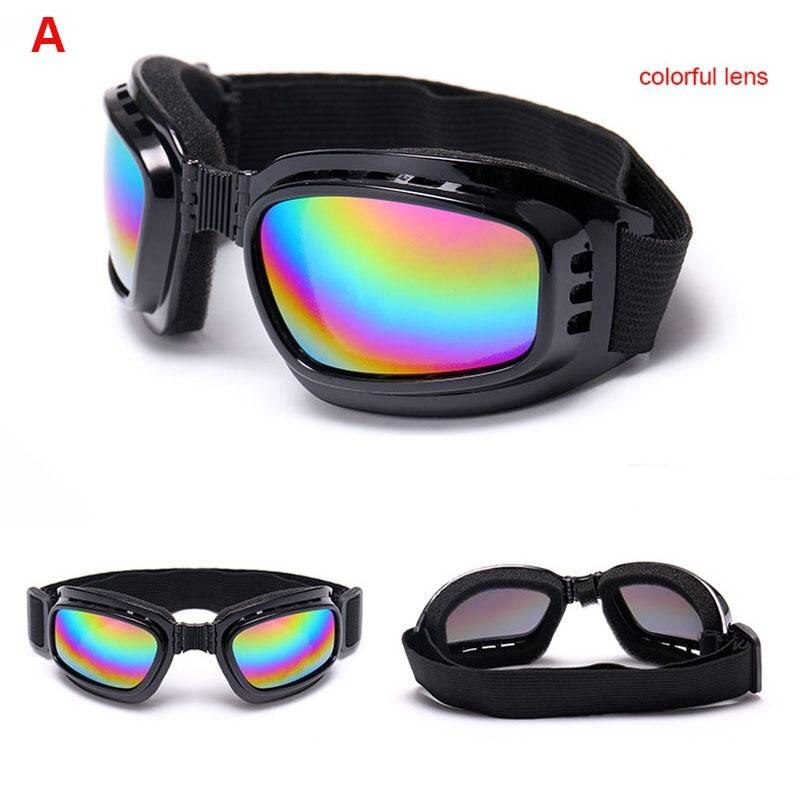 ZHENDUOTactical Motorcycle Ski Goggles Dustproof Windproof UV Protection: colorful