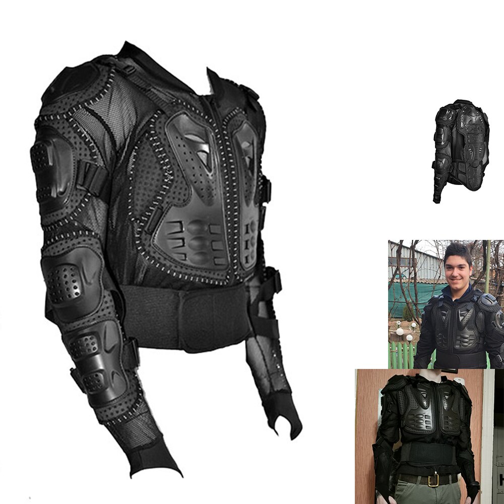 Full Body Motorcycle Armor Jacket Motocross Armor Motorcycle Gear Chest Protective Shoulder Hand Joint Protection Winter S-XXXL