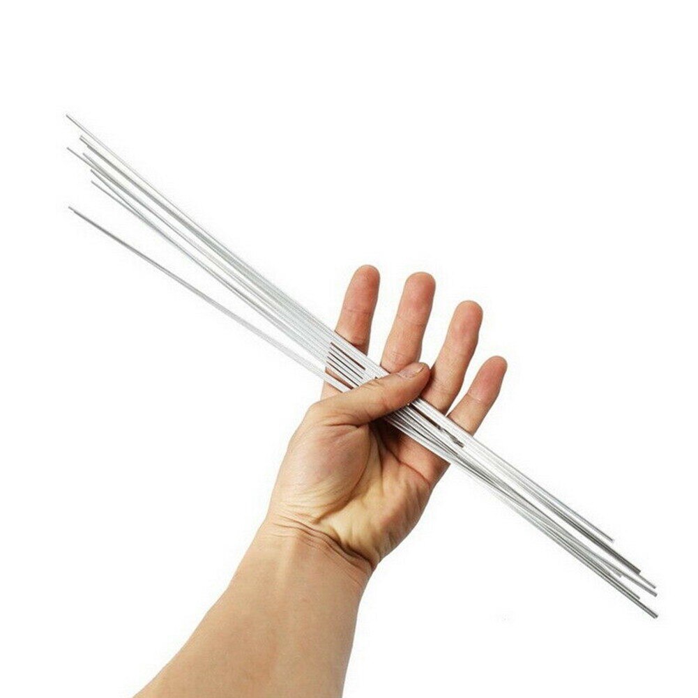Varillas de soldadura de aluminio de alta resistencia, alambre de baja temperatura para soldar, 20 piezas, 1,6mm x 45cm