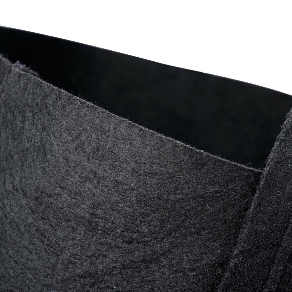 Saco de plantas engrossas preto, saco de cultivo, recipiente de flores, batata, tomate, jardim, plantação de fazenda, casa, saco de cultivo