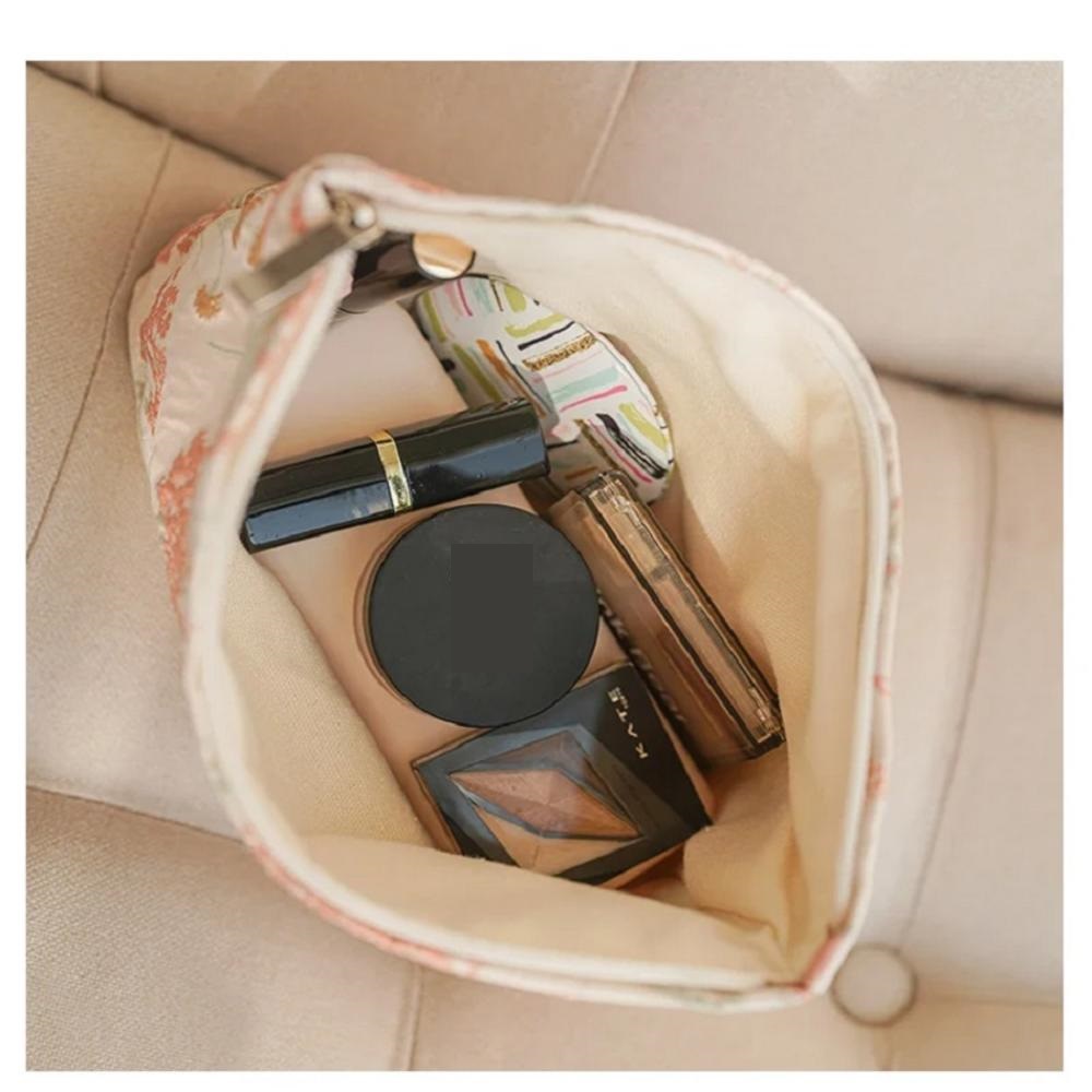 Women'S Cosmetic Bag Portable Lipstick Air Cushion Makeup Brush Storage Bag Large Capacity Handbag Travel Toiletry