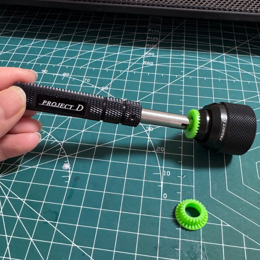 project D mini 4wd car tools for fixing gear and milling gear to float gears