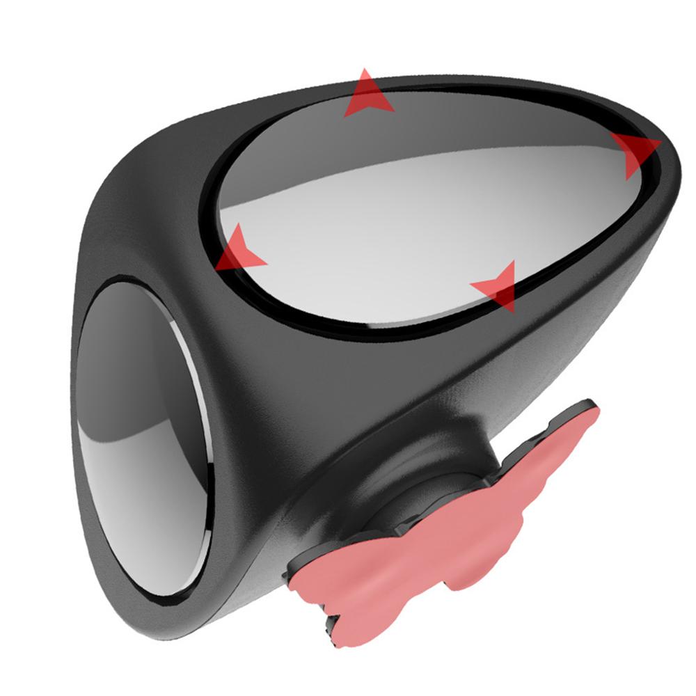 360 Degree Car Blind Spot Mirror Car Rearview Zone Mirror Rotatable 2 Side Wide Angle Exterior Rear View Mirror Safety Accessory