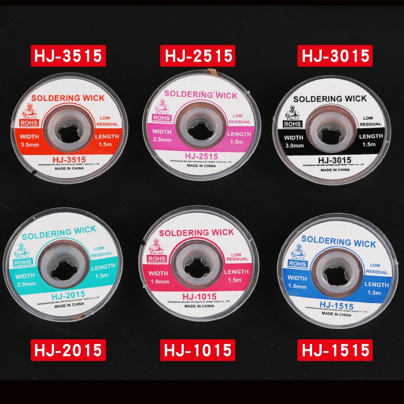 Treccia Di Saldatura Desolante 1.5m X 2.5mm - Per Rimozione Stagno, Pulizia PCB, Rame - Foto 8