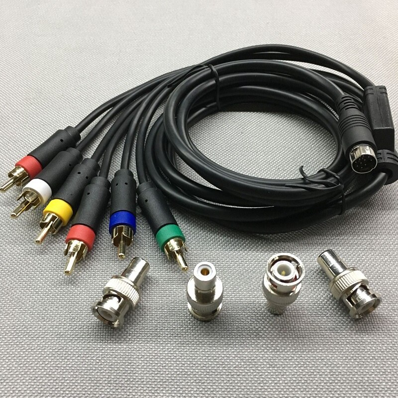 Multifunctionele Rgb/Rgbs Composiet Kabel Cord Voor Sega Saturn Voor Sony Pvm Bvm Nec Xm Upscaler Bnc Niet Component kabel