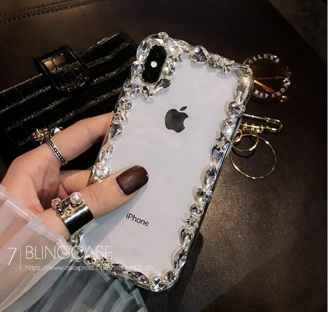 Para asus zenfone 5 lite 2018 5z zs620kl ao vivo l1 za550kl max pro m1 zb601kl zb602kl m2 moldura caso strass diamante capa clara: ZF5 lite2018 ZC600KL / Diamond Case