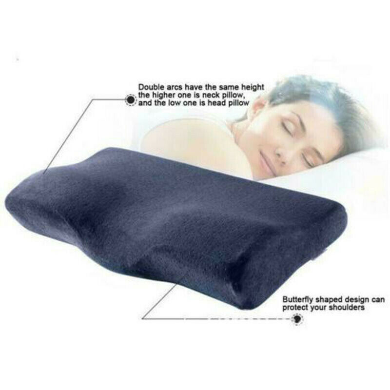 Contour Memory Foam Pillow Orthopedic Sleeping Ergonomic Cervical for Neck Pain Luxury Bamboo Contour Neck Head Back Support