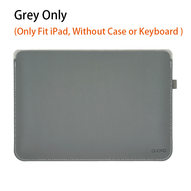 Simplicity and ultra-thin super slim Laptop bag case Sleeve for Apple iPad 9.7" iPad Pro 10.5 11 12.9" ,Transverse style: 8-inch / GRAY