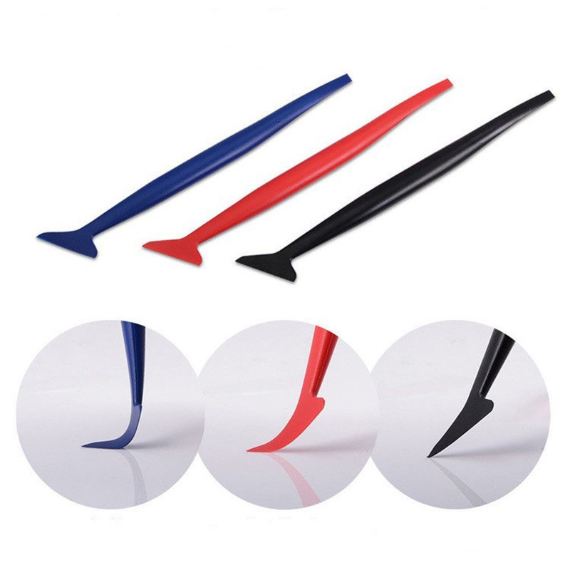 Window Tint Tools Vinyl Wrap Shank Gasket Squeegee Micro Stick Squeegee Tucking Tools for Car Window Tint Film Corner Scraper