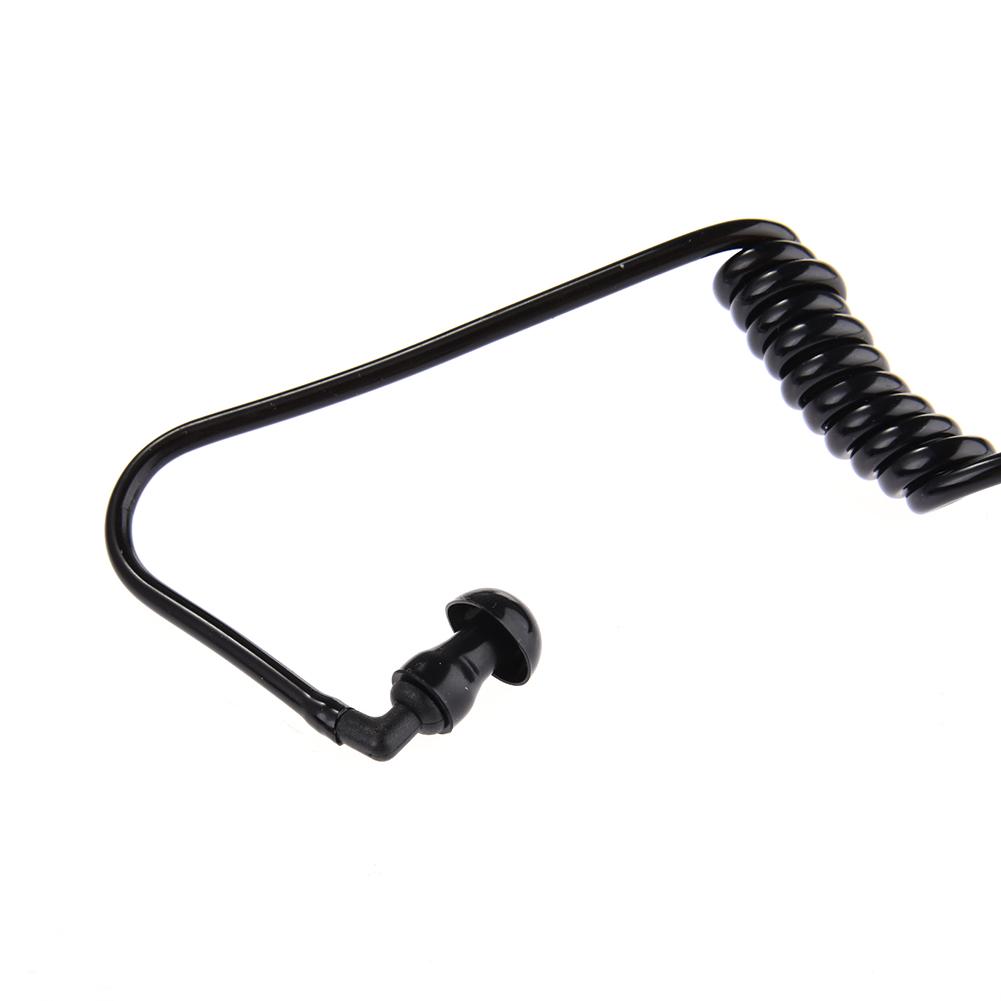 3.5mm Oortelefoon Spoel Oortelefoon Enkele Luisteren Oortelefoon Opgerolde Kabels In Ear Stereo Headset