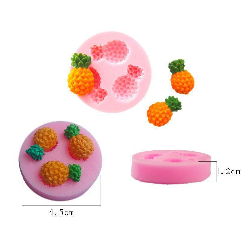 Druiven Fruit Siliconen Mal 3d Craft Zeep Mallen Fondant Taart Decor Mallen Chocolade Snoep Gumpaste Klei Mallen