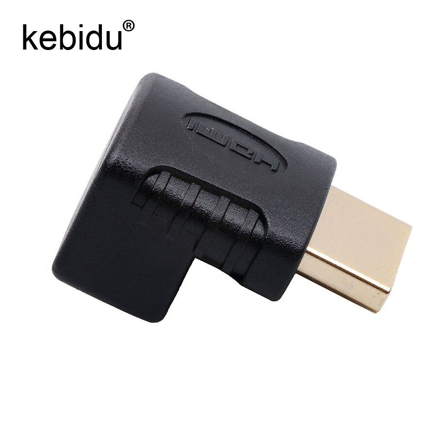 Kebidu 1/3PCS männlichen zu weiblichen Kabel Adapter Konverter 90 Grad winkel für 1080P Smart HDTV HDMI-kompatibel adapter