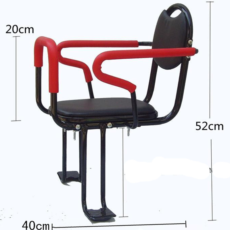 Bicycle child rear seat widened thickened treasure safety school electric car child seat bicycle rear seat