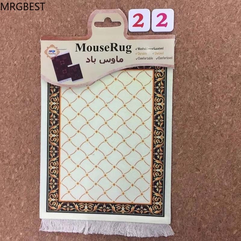 MRGBEST 270*180MM Colourful Persian Style Rug Large Mouse Pad Carpet Office Family Tassels Desk Mat Gaming