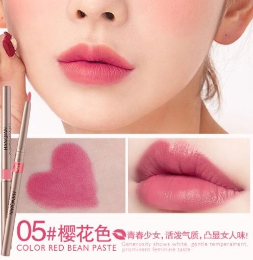 11 farger automatisk lip liner langvarig vanntett lip liner blyant vanntett leppe verktøy leppesminke: 05