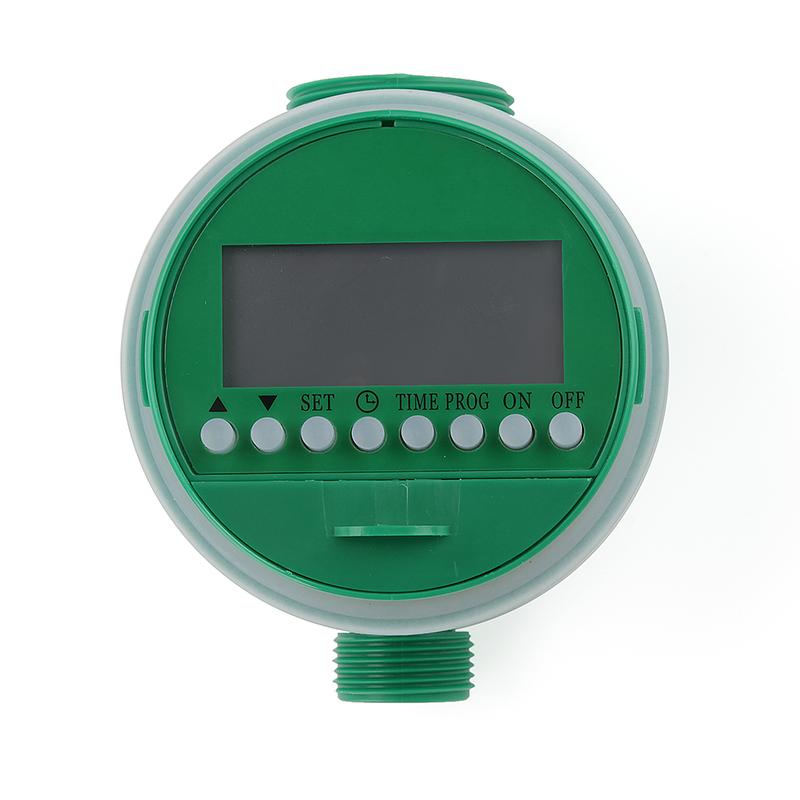 3 Styles Garden Electronic Watering Timer Rain Sensor Solar LCD Double Dial Controller Watering Irrigation 1/2'' 3/4'' Tap Joint