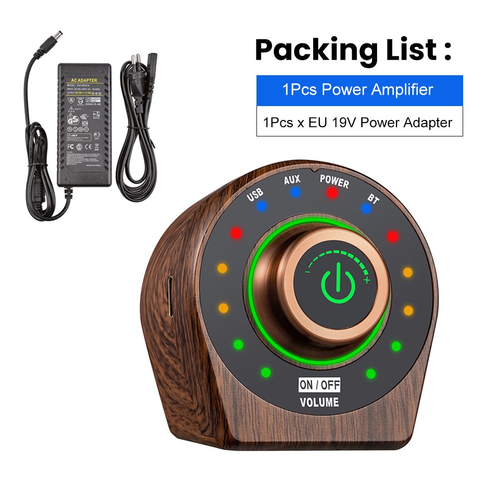 Aiyima Bluetooth 5.0 Geluid Versterker MA12070 Versterkers Klasse D Stereo Mini Digitale Audio Amp 50Wx2 Diy Home Speakers: with EU plug