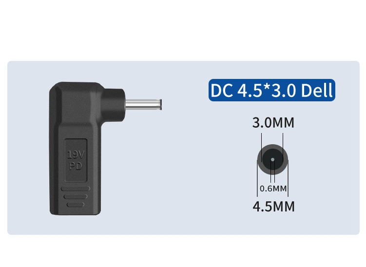 Laptop Power Adapter Connector DC Plug USB Type C Female naar Universele Mannelijke 11*4.5mm voor Lenovo Asus Hp Dell Acer Notebook Charge: Goud