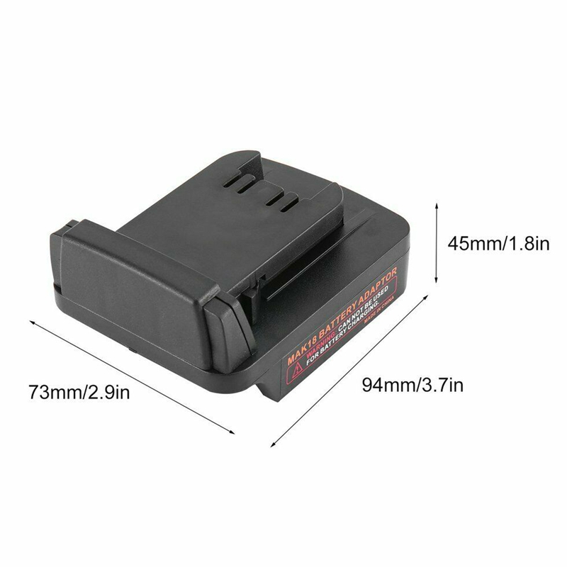Makita 18V Lithium-Ion Battery Adapter Conversion Adapter for Dewalt 18V/20V