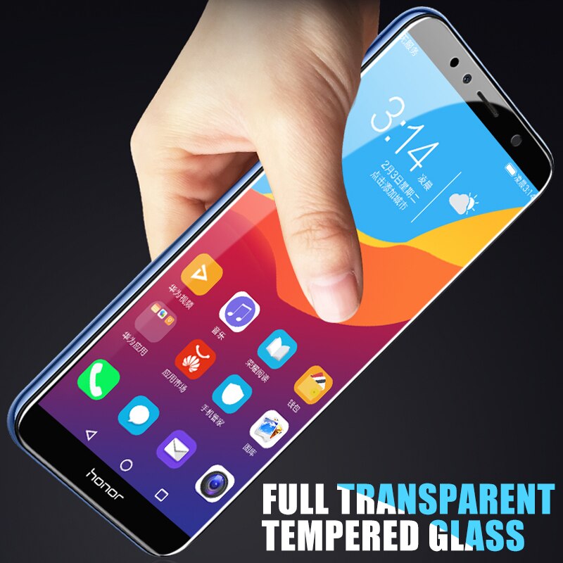 9H Anti-Burst Gehard Glas Voor Huawei Honor 8 9 10 Lite 7X 8X Full Screen Protector Op honor 7A 7C 7S 8A 8C 8S Beschermende Film