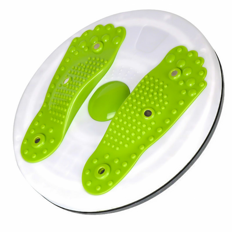 ITSTYLE Waist Training Twist Board Foot Massage Fitness Balance Disc Aerobic Exercise Equipment Workout Foot Massage Disc: Green