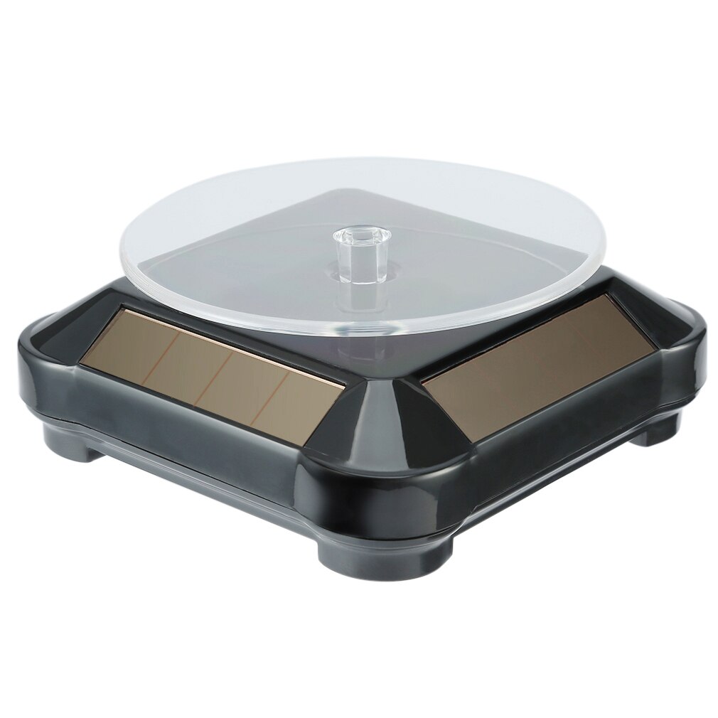 à la solaire batterie 360 rotatif platine présentoir tour Table plaque pour anneau collier Bracelet bijoux