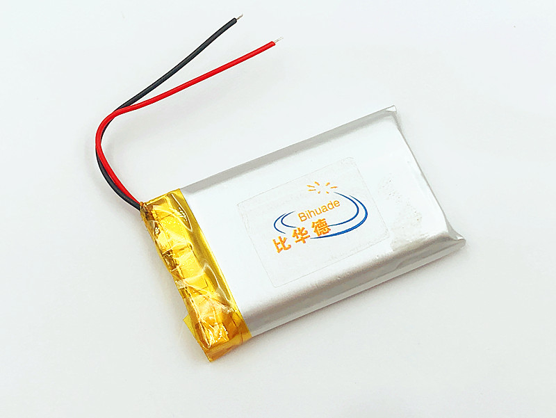 Batteria Ricaricabile Li-ione BIHUADE 600mAh - Cella Polimerica 602540 per Registratore di Guida e Penna