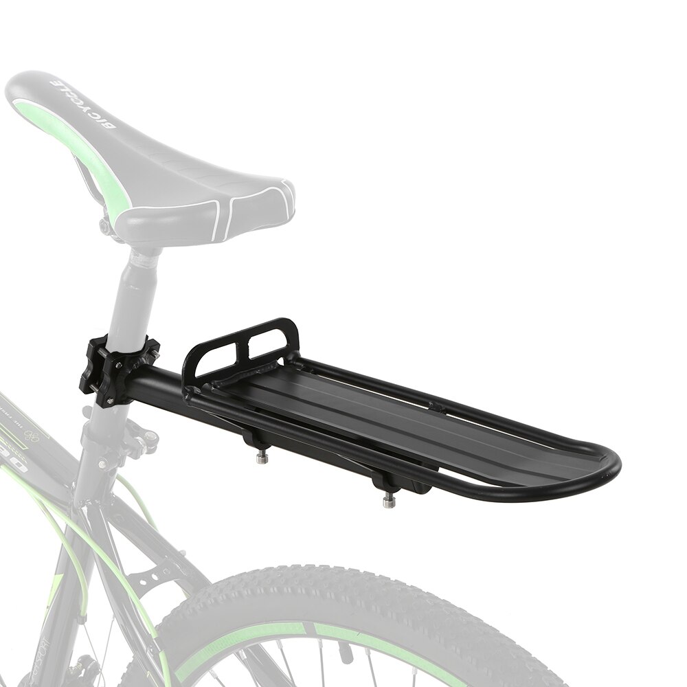 Udtrækkelig aluminiumslegering mtb mountainbike mount cykel bagsædestolpe stativ cykeltaske bagage bagagebærer stativ: Default Title