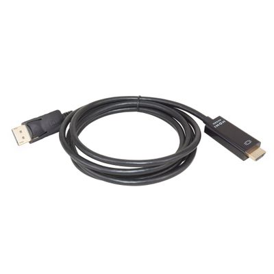 1.8M display port Displayport Male DP to HDMI Male Cable Adapter Converter for PC Laptop HD Projector: A-4K