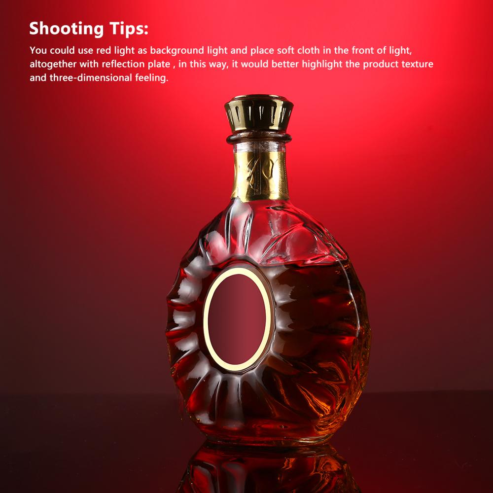 20cm Photography Acrylic Reflective Display Table Background Board For Desktop photography Black White Double Sides