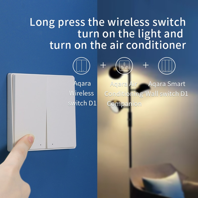 Xiaomi Aqara Wireless Switch ZigBee connection Aqara Hub gateway 3 Mi Smart Home Wireless Key Wall Switch work with Mijia Apple