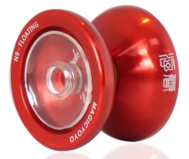 Originale Magic Yoyo k2 professionale Yoyo reattivo in alluminio ad alta velocità Yoyo regalo classico per ragazzo giocattolo: N9 red