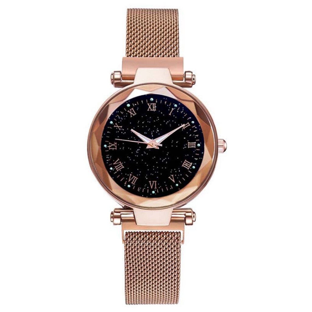 Quartz Horloge Netto Met Magneet Gesp Dames Horloges Beknopte Diverse Mode Kleur Vrouwen Horloge: GD