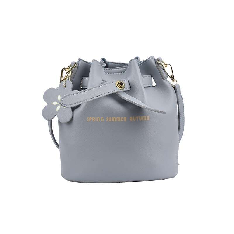 Mini-umhängetaschen aus pu-leder für damen, sommerliche schultertaschen, Bote Taschen, süße beuteltaschen und geldbörsen: Blau