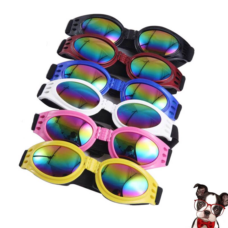 Hond Brillen 1 Pc Zonnebril Hond Zonnebril Uv Bescherming Huisdier Accessoires Opvouwbare Leuke Waterdichte