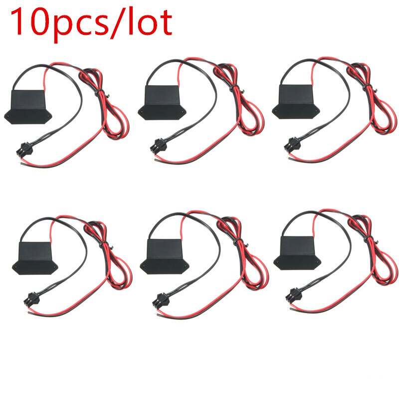 10Pcs Neon El Draad Power Driver Controller Voor 1-10M Led El Draad Licht Inverter Supply Adapter flexibele Neon Draad Driver Dc 12V