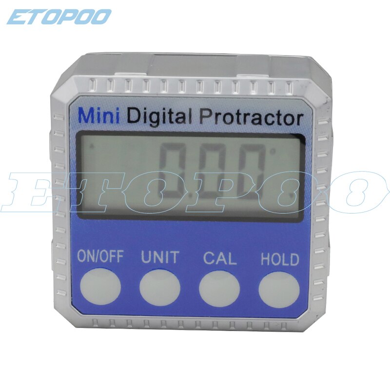 360 Graden Hoek Gradenboog Universal Bevel Box Mini Elektronische Digitale Gradenboog Inclinometer Tester Meetinstrumenten