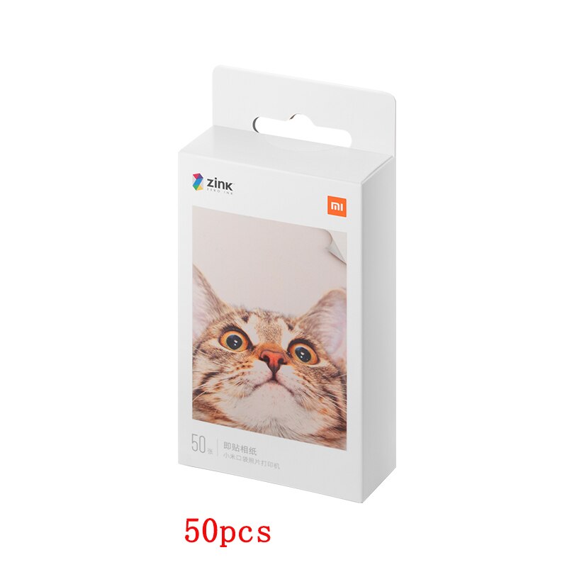 Originele Xiaomi Zink Pocket Printer Papier Zelfklevend Photo Print 10//50/100 Vellen Xiaomi 3-Inch Mini pocket Photo Printer: 50pc