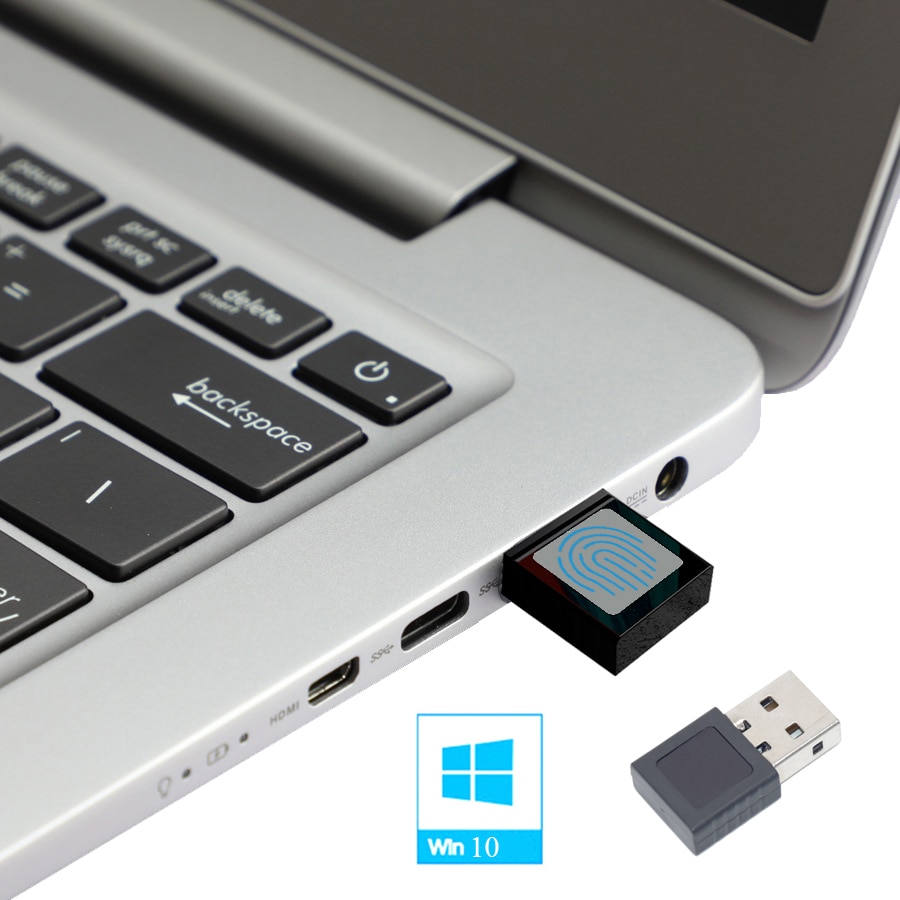 Mini portable USB Fingerprint Reader module device for Windows 10 Biometric Security Key PC file security