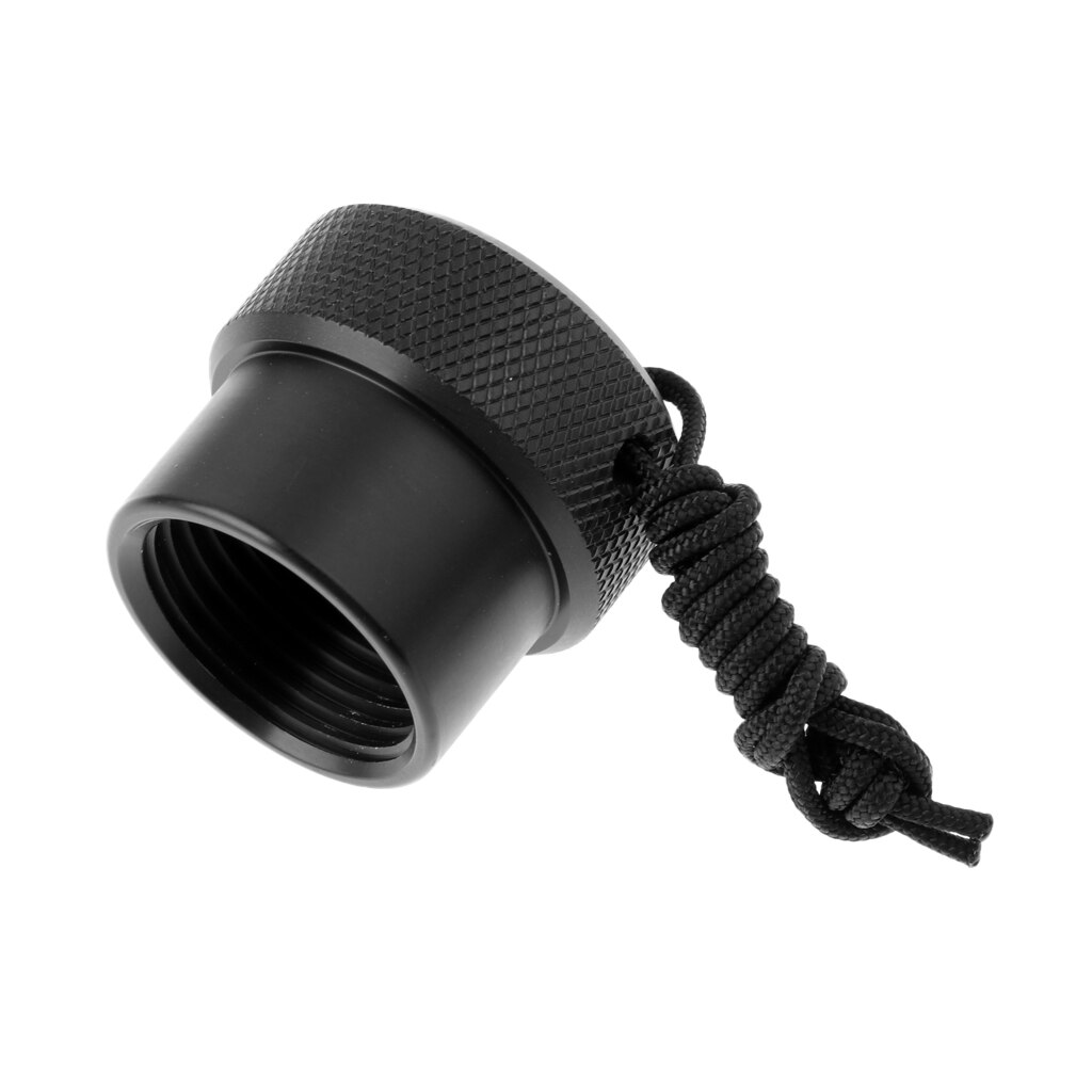 Universal dykkerdykk din regulator tankventil gjenget støvplugghette, pakke  of 4