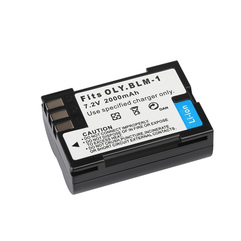 Dinto 2000Mah BLM-1 PS-BLM1 BLM1 PSBLM1 BLM-01 Batterij Voor Olympus C5060WZ C-7070 C-8080 E300 E330 E500 E510 E520 E-3 e-30