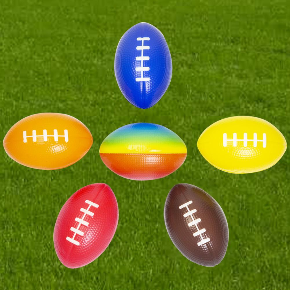 12Pcs Mini Football Stress Ball Anxiety Relief High Elasticity Party Favor Hand Grip Football Training Stress Ball for Home