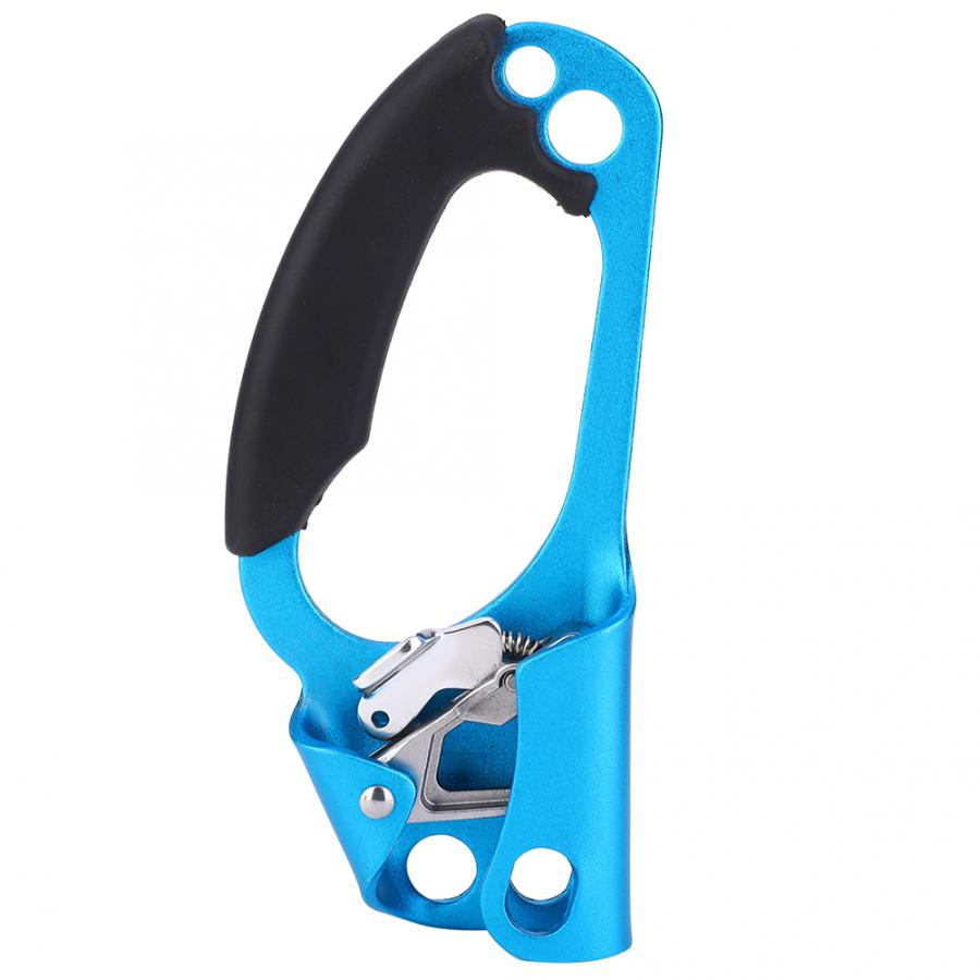 Outdoor Sports Rock Climbing Right Hand Ascender Device Aluminum Alloy Mountaineer Handle Ascender Climbing Rope Tools