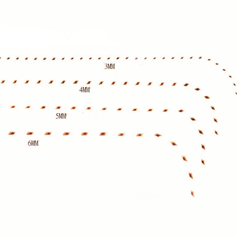 3/4/5/6mm Leather Craft Punching Hole Tool Leather Stitching Sewing Punches Stitching Punch 1+2+4+6 Prongs set